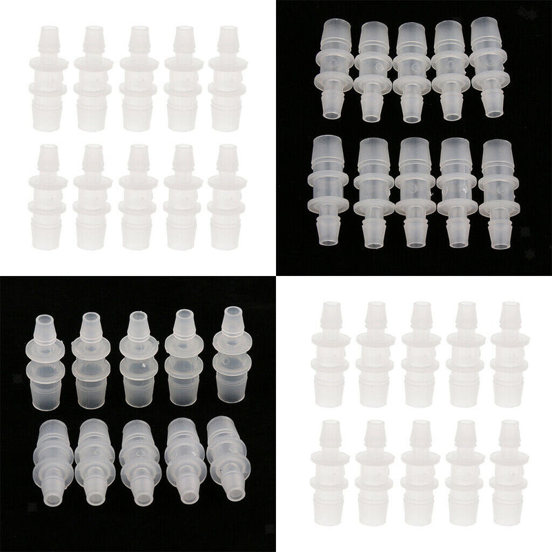 Pack 0f 20 PVC Pipe Straight Water Pipe Connector Adapter Hose Irrigation