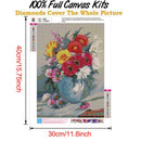 5D DIY Full Drill Diamond Painting Flower Rhinestone Cross Stitch (B853)