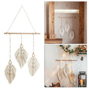Bohemian Leaves Tassel Macrame Woven Wall Hanging Tapestry Home Art Decors