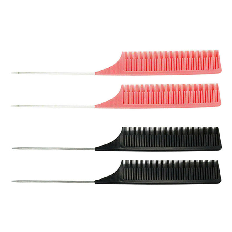 Set of 4 ABS Sectioning Weave Highlighting Foiling Hair Comb Hair Combs