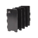9 PCS Aluminum Alloy Screen Foldable Stove Windproof Windshield Black