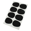 8x Black Tenor Sax Mouthpiece Patches Pads 0.3mm for Saxophonist Beginner