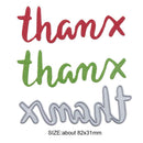 Thank Metal Embossing Cutting Dies DIY Scrapbooking Photo Decor Stencils