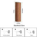 8Pack Wooden Coat Hook Wall-Mounted Retro Storage Bag Hanger, Hat Rack Hang