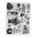 Christmas Transparent Stamp Clear Seal for DIY Scrapbooking Card Decorative