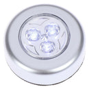 1 Pcs LED Car Touch Lights Push Tap Stick On Click Lamps Battery Powered FT