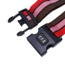 Safety belt Belt Lock Combination Travel Luggage Suitcase band color:4 colo