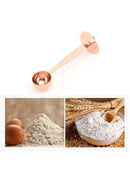 1 pcs Coffee Press w/ Measuring Scoop Barista Handling Tool Stainless Steel