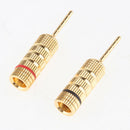 2Pieces 2mm Speaker Wire Plug Banana Connector Screw Lock