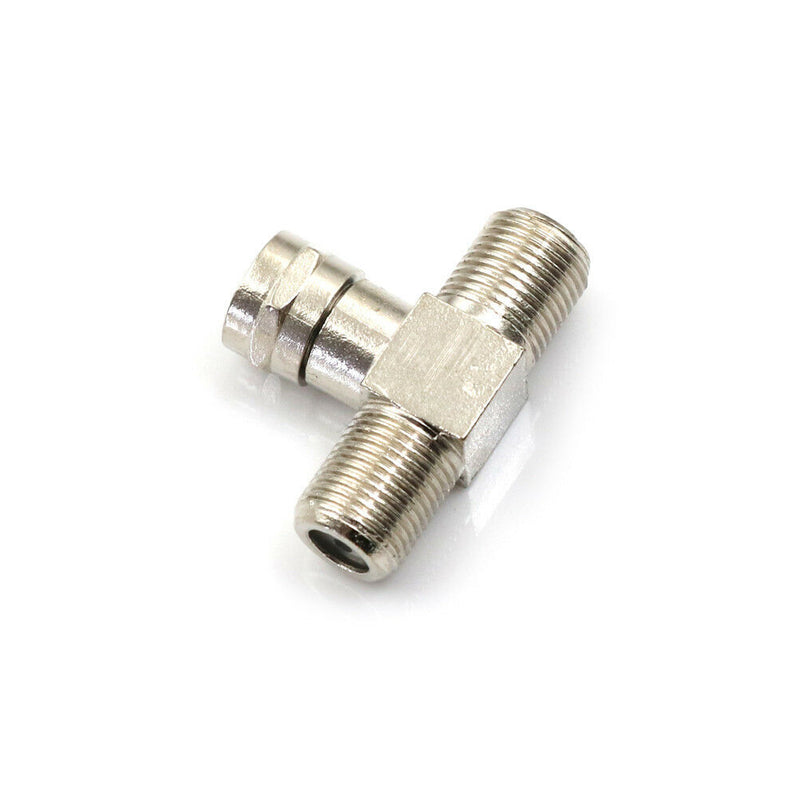 Male to 2 Female 2 Way F-Type Splitter Combiner TV Virgin Cable Sky Satellite  Z