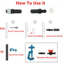 16 Starter Barb Connector With Rubber Grommet For Fonnecting A Drip Lateral