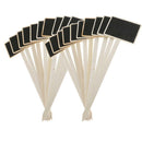 20pcs Wooden Blackboard Party Message Chalkboard Blackboard Plant Markers