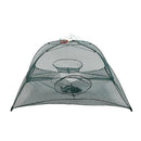 Portable Foldable 4 Sides 4 Holes Automatic Fishing Net Landing Net Trap Ca