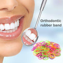 100pcs Orthodontic Rubber Bands Latex Braces Transparent Traction (5/16)