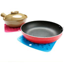 6pieces Cup Place Mat Hot Non Slip Pot Holder Insulated Mat Mitts Spoon Rest