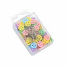5X(100pcs/bag Pins Mixed Colors Sewing Patchwork Pins Flower Head Pins SewiE7A8)