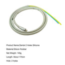 Dental 2 Holes Handpiece Hose Tube With Connector For High Speed Handpiece A0W9