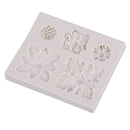 Retro flowers totem silicone mold DIY fondant cake mold chocolate mold bakewa BX
