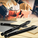6 pcs Hexagon Shank Cross Triangle Drill Four-blade Ceramic Glass Drill