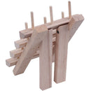 12 Spool Wooden Bobbin Thread Rack and Organizer for Sewing Quilting Embroi M1J5