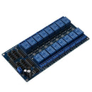 16-Channel 5V/12V Relay Module Board For Arduino PIC AVR MCU DSP ARM PLC Co T2X9