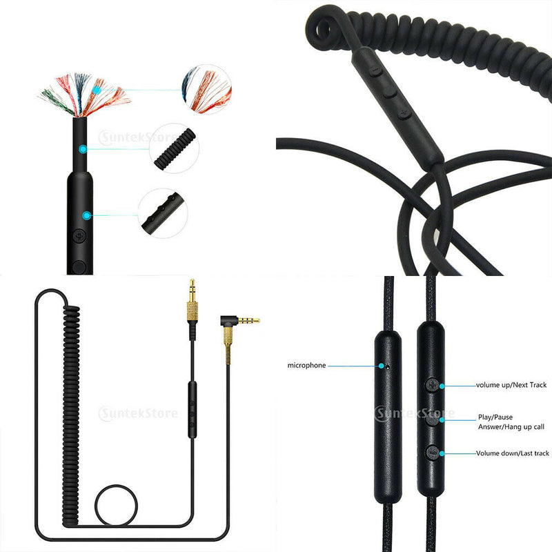 1.2m New 3.5mm Replacement Headphone Cable For  Major II 2 Headphone