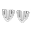 2 Sets Clam Shell Cable Vent Cover For Boat Builders 55x57 Mm