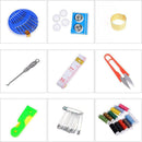 Scissor Needle Thread Tape Thimble Storage Box Measure Sewing Tools Set Ran T1C9