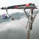 Foldable Automatic Spring Fishing Pole Bracket Durable Outdoor Fishing Gear A