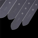 5pcs/set Acrylic Leather Belt Buckle Head End Templates Stencil Tool Gw