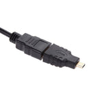 Micro HDMI / Mini HDMI / HDMI to VGA Adaptor Converter(Black) A
