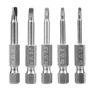 5pcs Triangular Screw Bits Magnetic Electric Screwdriver Bits Hand Tool Set