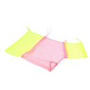 MultiFunction Pet Cat Grooming Washing Bag Cat Bath Bag Pink and Green