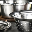 Kitchen Colander 3 in 1 Fruits Julienne Strainer Draining Bowl W/ Grater