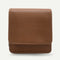 Women Solid Mini Wrist Bag Leather Purse Wristlet Clutch Handbag (Coffee)