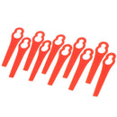 10 Pcs Plastic Grass Trimmer Blades Fast Switchblades Trimmer Replacement ly