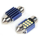 2x Festoon Car LED Bulbs SMD 2016 Interior Map Reading Lamp Bulbs (31mm) A