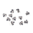10X SS12D10 Vertical Slide Switch Toggle Switch 1P2T 3P Pitch 4.7MM  Z