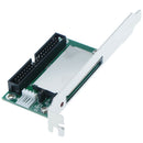 40-Pin CF Compact Flash Card to 3.5 IDE Converter PCI Bracket Back Panel ME