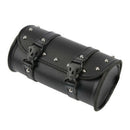 Universal Motorcycle Front Fork Kit Bags Pouch Luggage Saddle Bag Black Leather