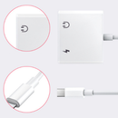 2in1 Type C to USB-C Headphone Fast Charger Audio Adapter Splitter Converter