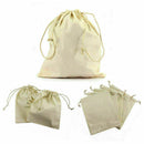 12pcs Jute Linen Burlap Drawstring Candy Jewelry Pouches HOT Gift Bag