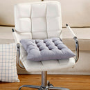 Soft Cotton Seat Cushion Winter Home Office Bar Chair Cushion(Grey)