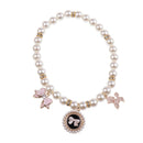 2pcs Cutie Pet Cat Dog Beads Pendant Necklace Charm Neck