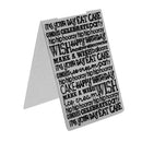 1pc Multi-Letters Plastic Embossing Folder Template For Scrapbooking DIY