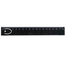 1Pc 18cm high quality steel ruler metal bookmarks for drawing school supplies ME