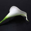 Calla Lily Bridal Wedding Party Decor Bouquet 20 heads Latex Touch Flower B V6E2