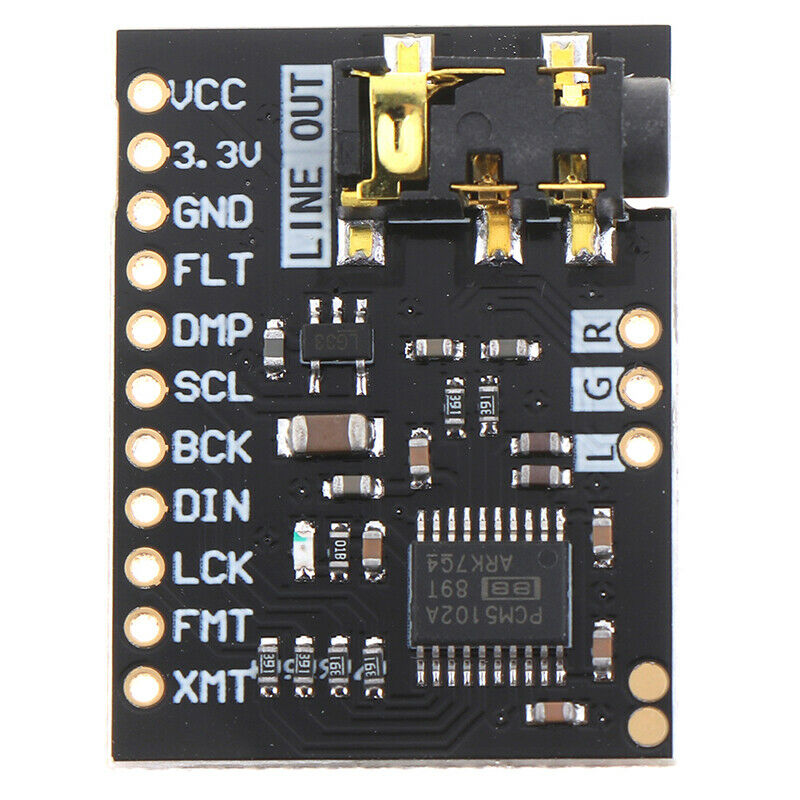 PCM5102A Stereo DAC Decoder I2S 24bit Player Module Beyond ES9023 PCM1794 Tw