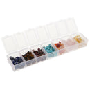 1 Box Topaz, Rose Quartz,Turquoise,Agate For Nail Art Embellishments Phone Case