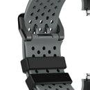 Soft Silicone Strap Band Sport Bracelet for Ionic Smart Watch Black-Gray